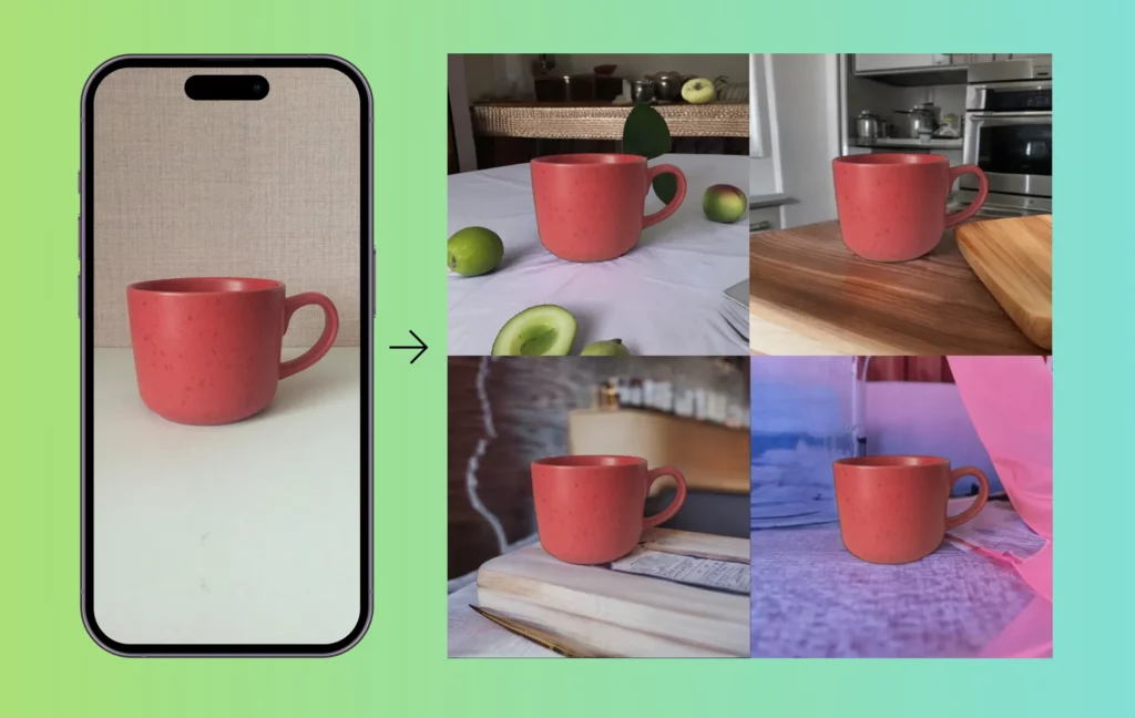 How to use neural networks to create product images