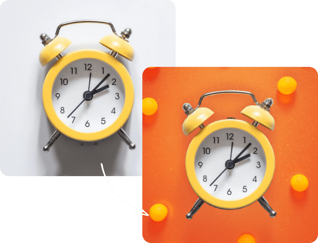 075 &#8211; 24AI – Make an orange background on the image