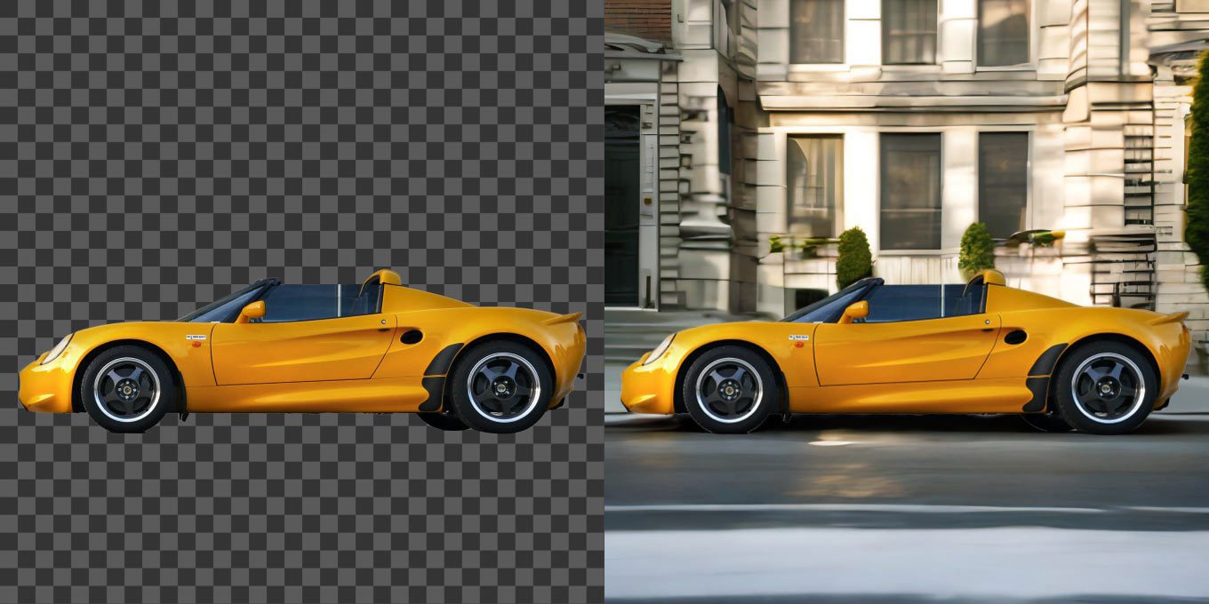 060 &#8211; 24AI – Make a yellow background on an image