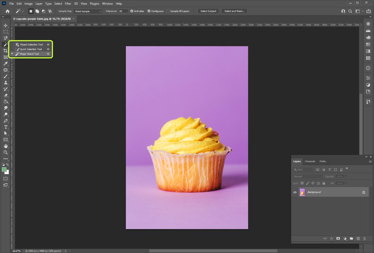 Как изменить фон в Adobe Photoshop