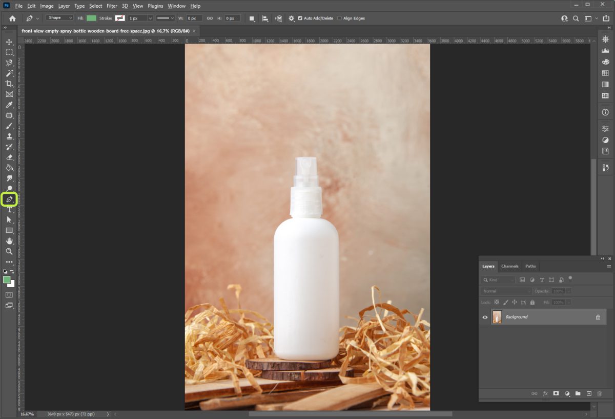 Как изменить фон в Adobe Photoshop