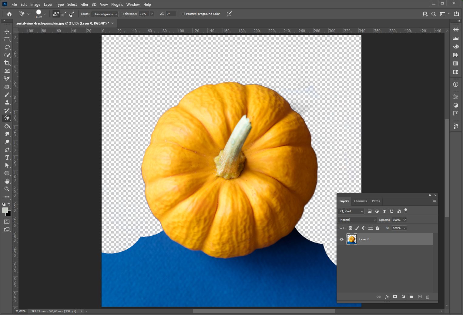 Как поменять цвет фона в Adobe Photoshop