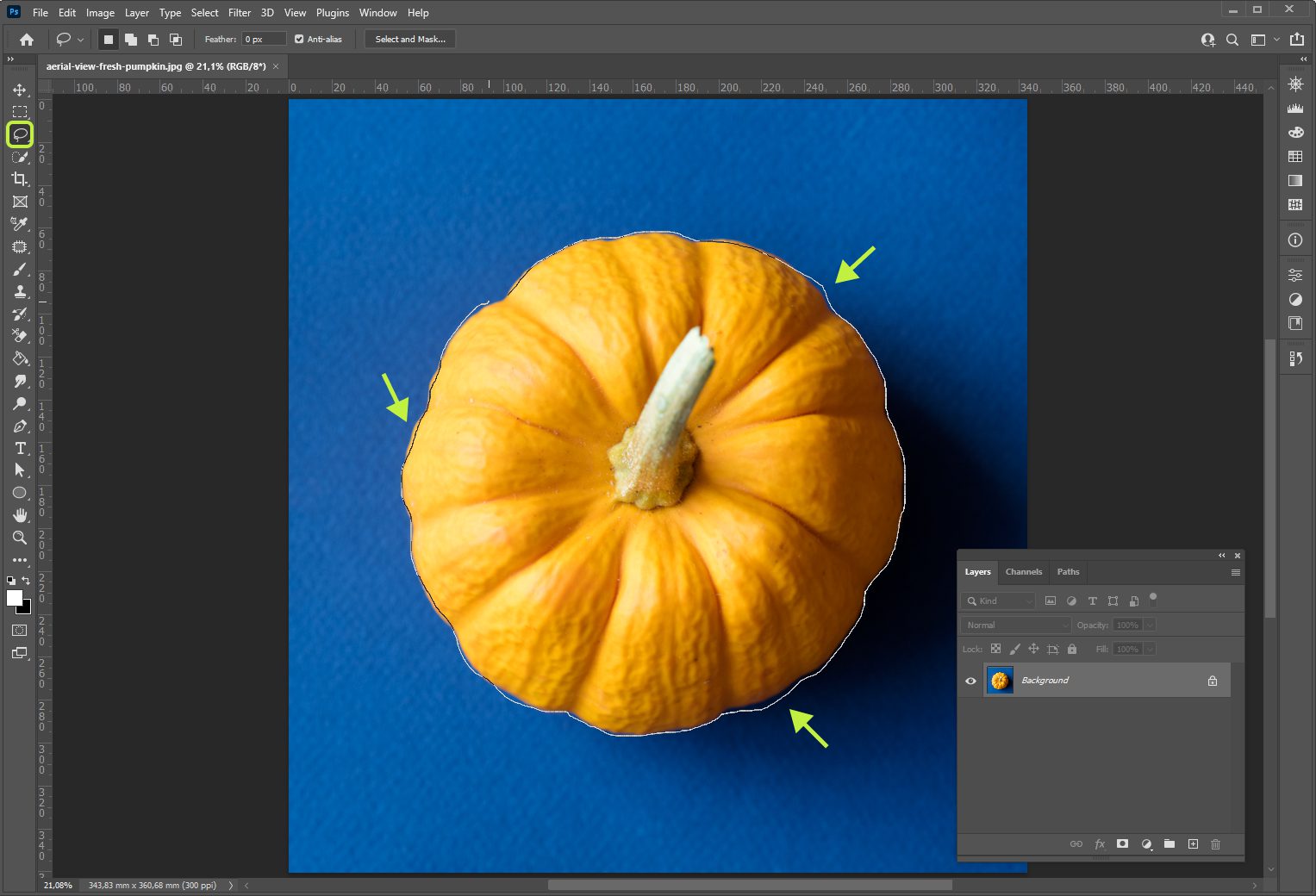 Как поменять цвет фона в Adobe Photoshop