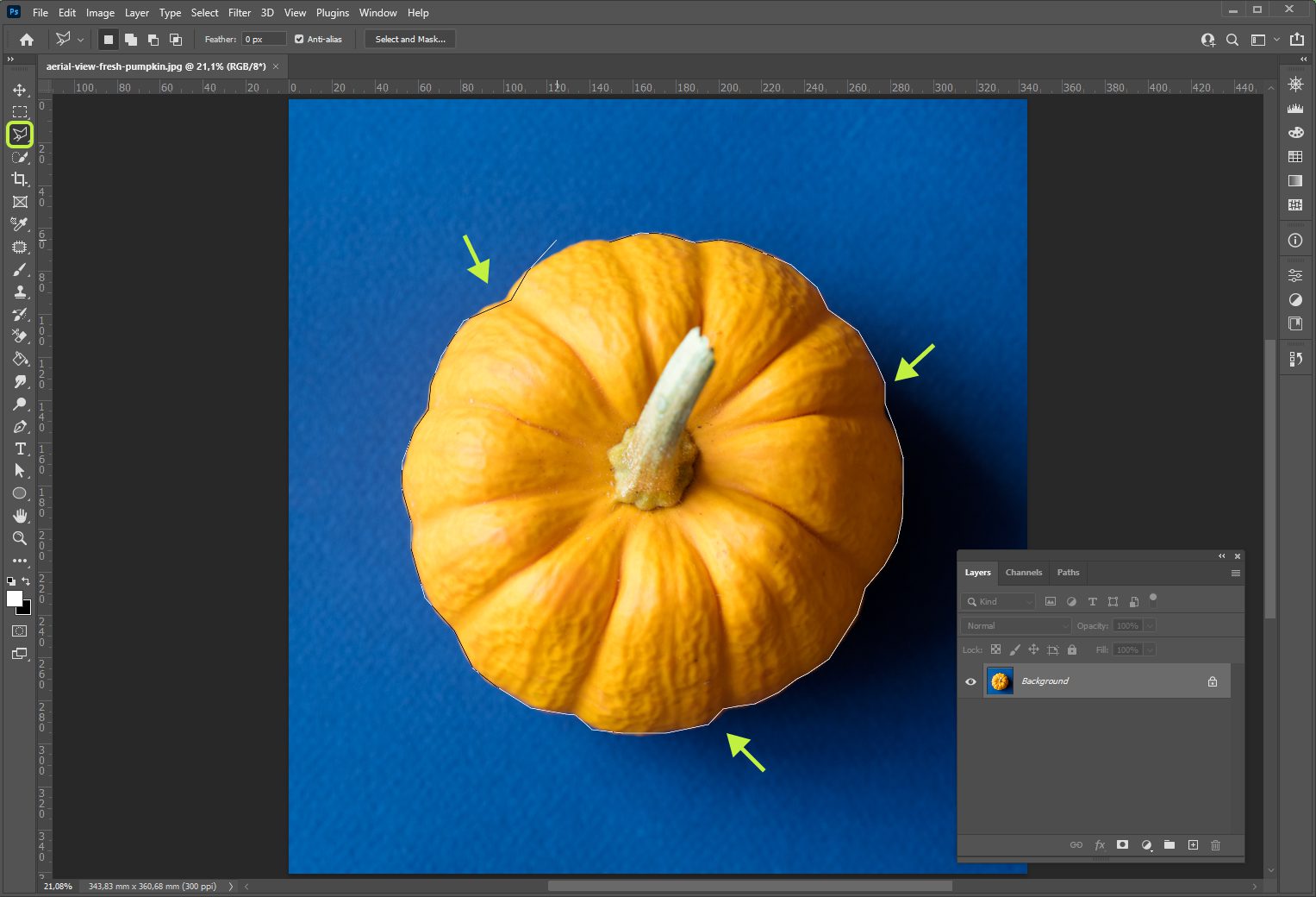 Как поменять цвет фона в Adobe Photoshop